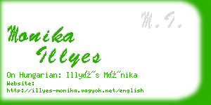 monika illyes business card